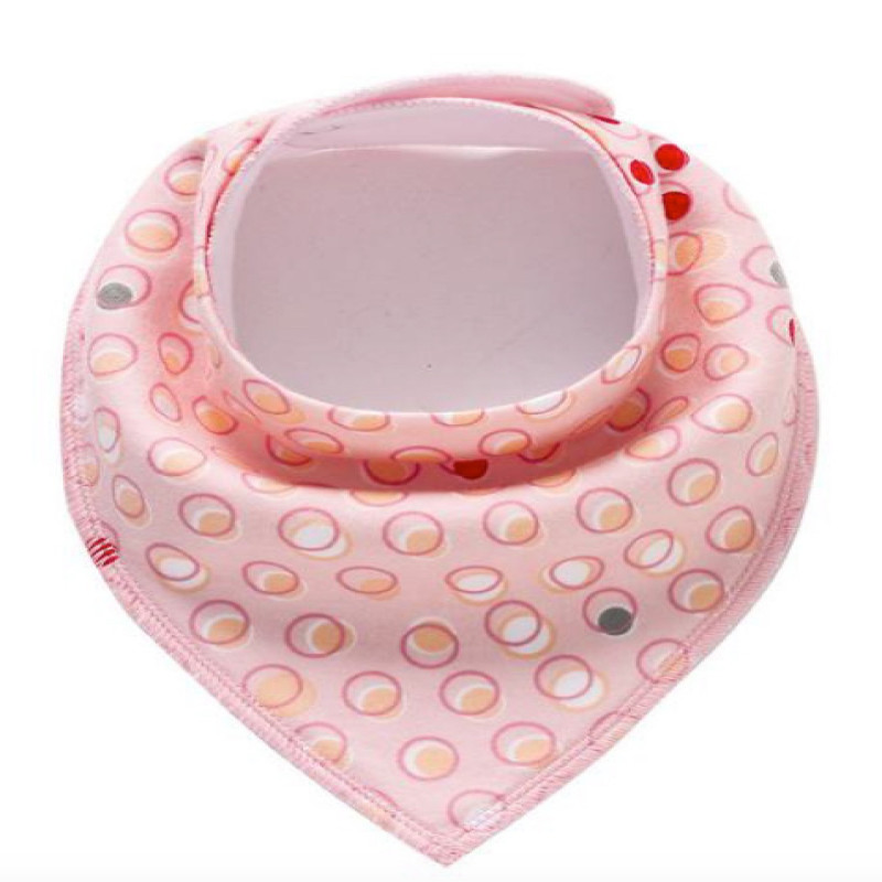 SET 2 Girls 5 Baby Bibs Bandana Handkerchief for Infant Drooling Teething Super Absorbent Bibs Age 0-24M